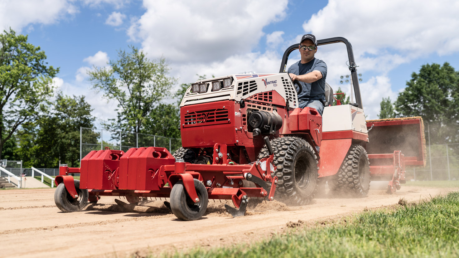 Maintain Ballfields With One Tractor