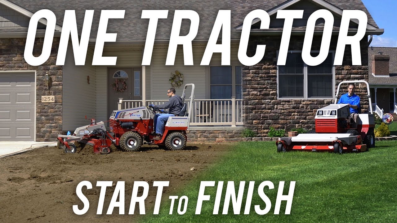 How to Install a New Lawn with One Tractor
